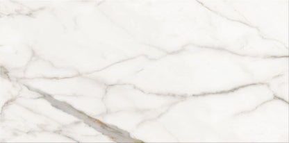 Marullo glaseret flise 29,7 x 60 cm hvid / guld 1,25 m²