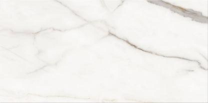 Marullo glaseret flise 29,7 x 60 cm hvid / guld 1,25 m²