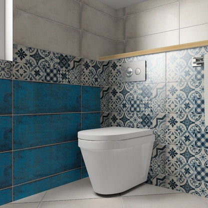 Montblanc glaseret flise 20 x 60 cm blå 1,2 m²