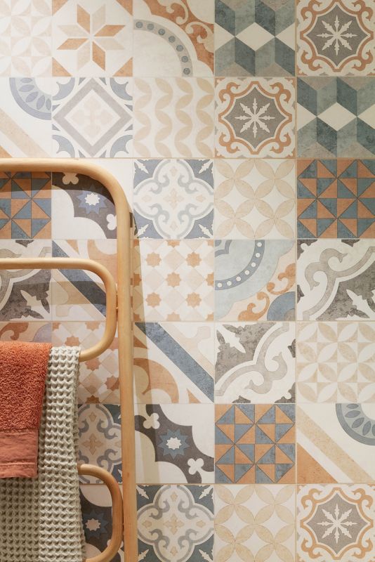 Neutral Arte beige patchwork flise 29,8 x 59,8 cm 1,07 m²