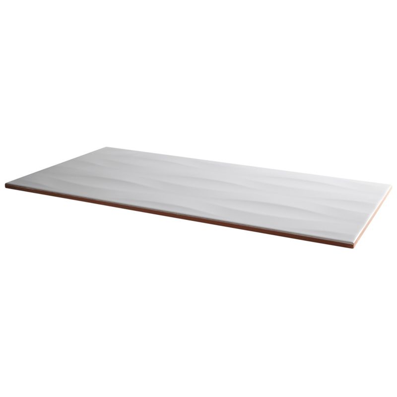 Perouso glazur 29,7 x 60 cm hvid med striber 1,25 m²