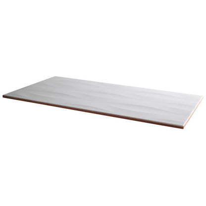 Perouso glazur 29,7 x 60 cm hvid med striber 1,25 m²