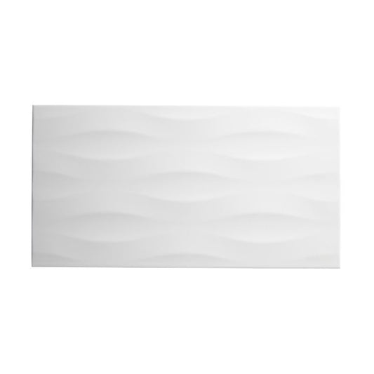 Perouso glazur 29,7 x 60 cm hvid med striber 1,25 m²