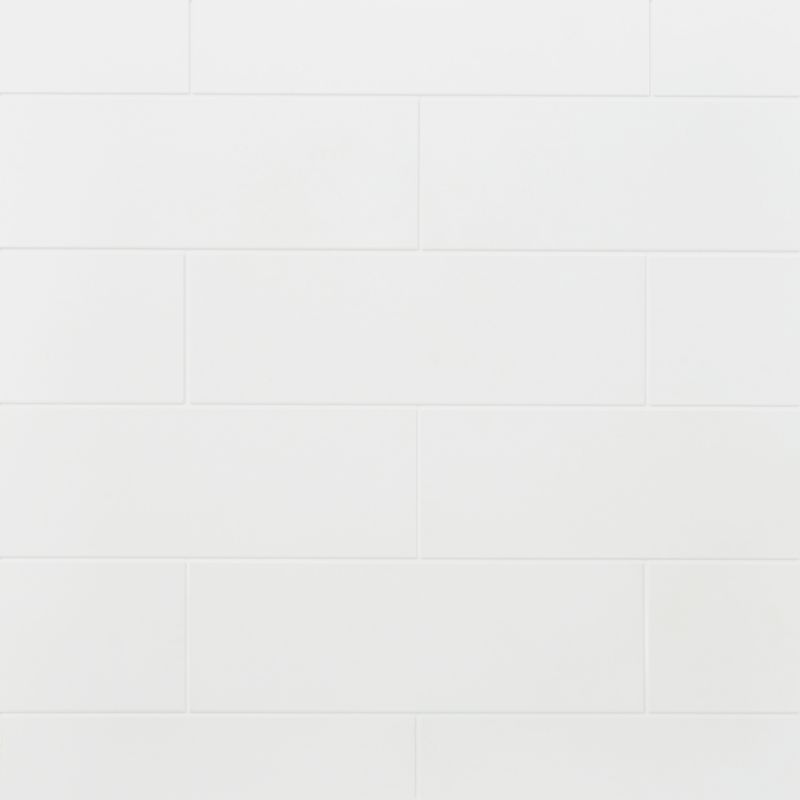 Plain GoodHome glaserede fliser 20 x 60 cm hvid 0,96 m² W1C1