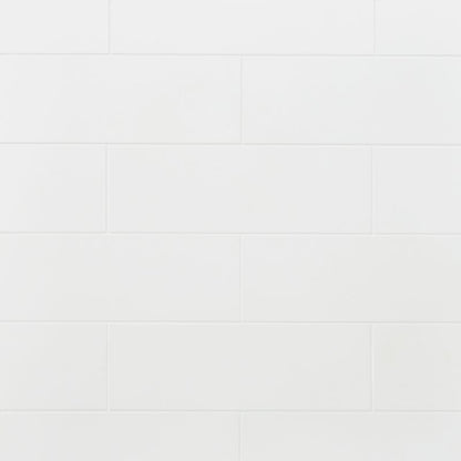 Plain GoodHome glaserede fliser 20 x 60 cm hvid 0,96 m² W1C1