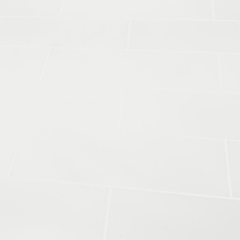 GoodHome Plain glaseret flise 20 x 60 cm hvid 0,96 m²