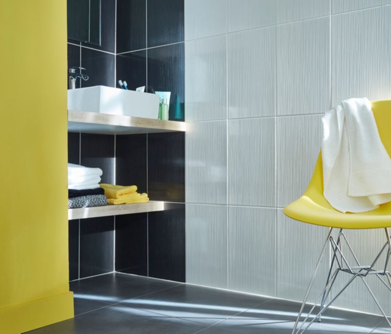 Salerna GoodHome glaseret flise 25 x 36 cm hvid 1,35 m²