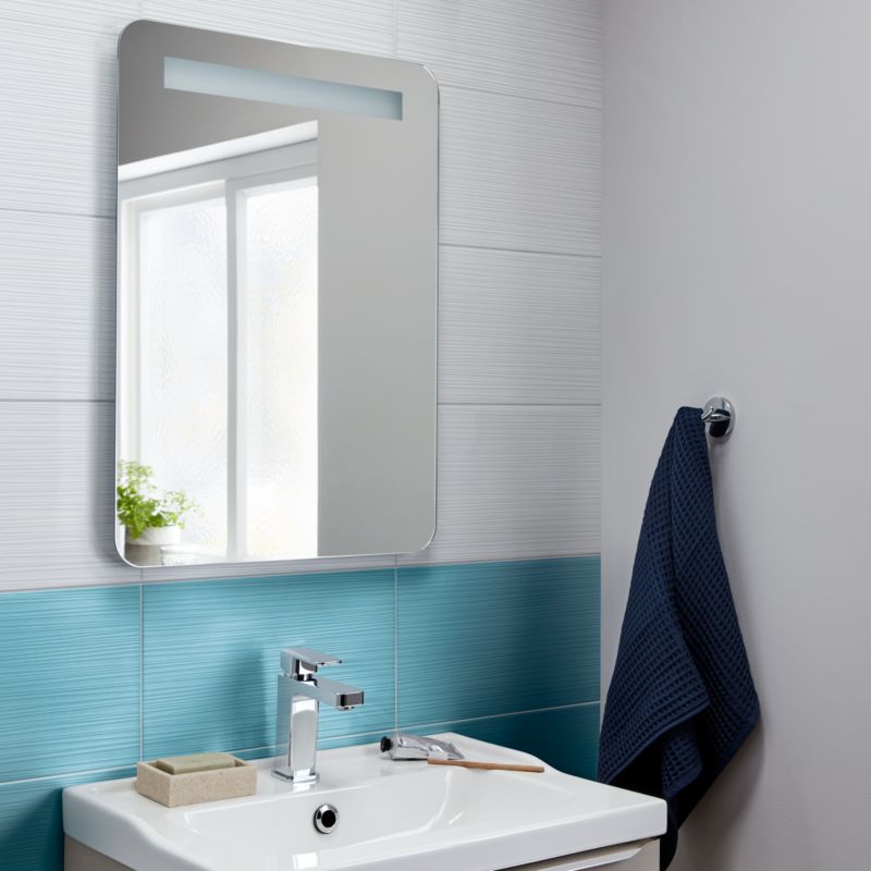 Salerna GoodHome glaseret flise 25 x 36 cm hvid 1,35 m²