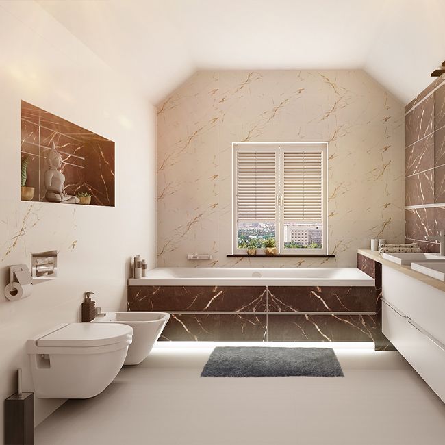 Scarlet Paradyż glazur 29,8 x 89,8 cm bianco 1,07 m²