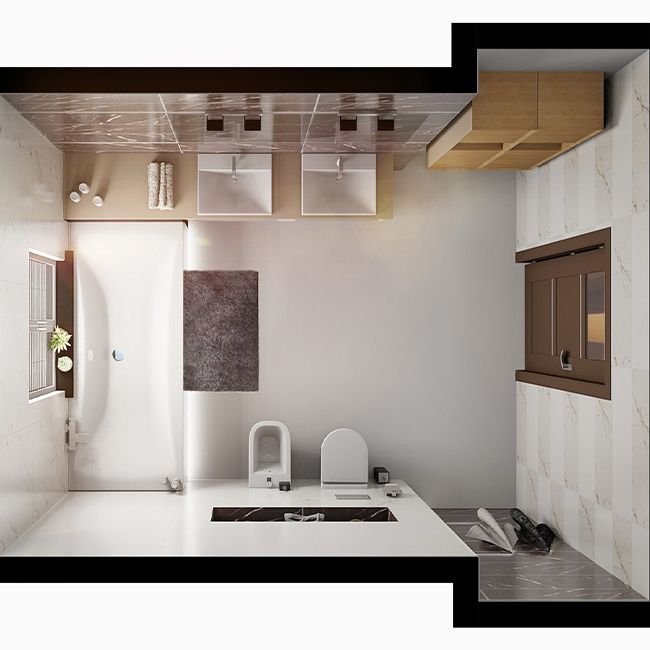 Scarlet Paradyż glazur 29,8 x 89,8 cm bianco 1,07 m²