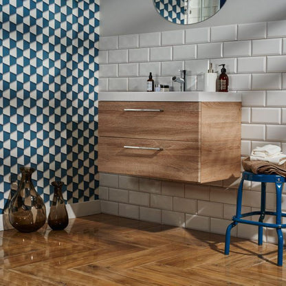 Tamoe Paradyż glaseret flise 9,8 x 19,8 cm hvid 0,89 m²