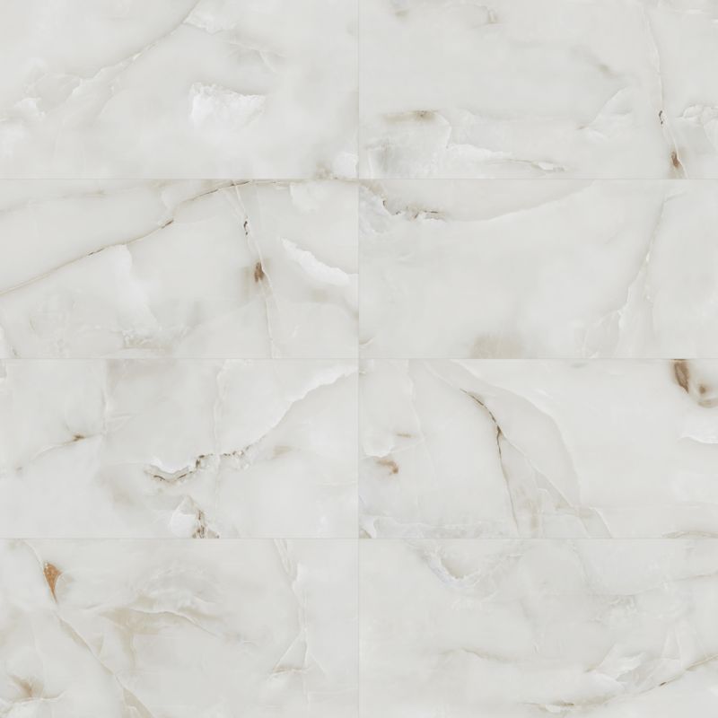 Taroute glasur 30 x 60 cm onyx hvid 1,44 m²