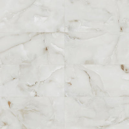 Taroute glasur 30 x 60 cm onyx hvid 1,44 m²