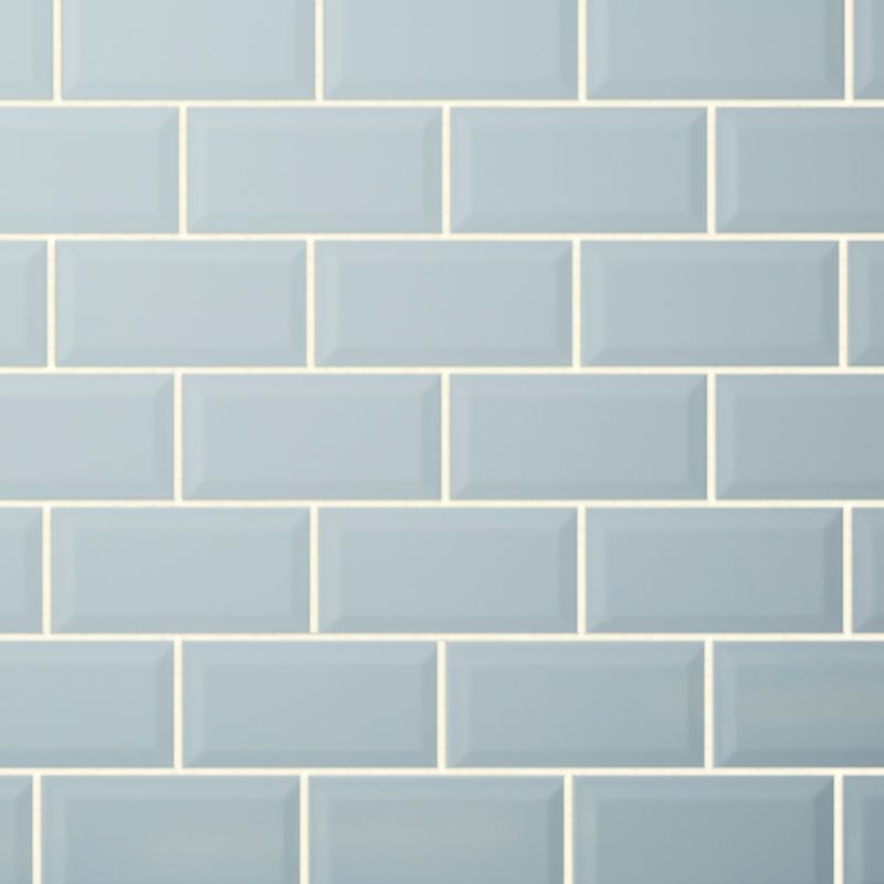 GoodHome Trentie glaseret flise 10 x 20 cm blå 0,8 m²