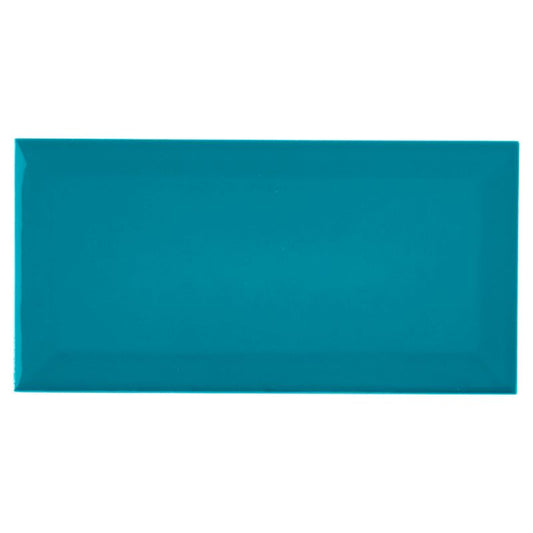 Trentie GoodHome glaserede fliser 10 x 20 cm turkis 0,8 m²