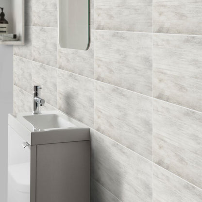 GoodHome Urca glaserede fliser 29,7 x 60 cm grå 1,25 m²