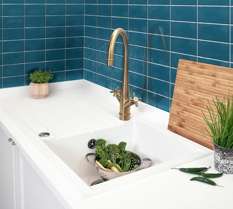 Glasur Vernisse GoodHome 7,5 x 15 cm mal blå 0,9 m²