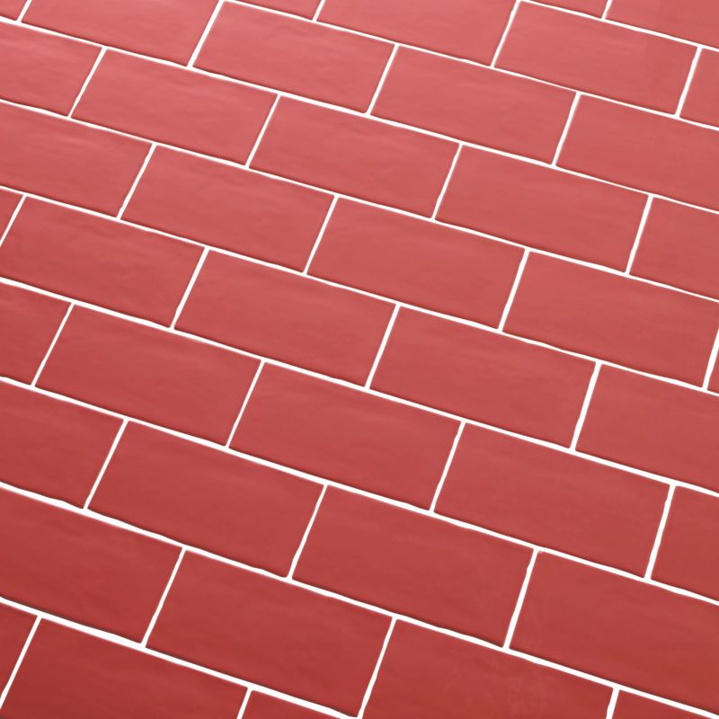 Glasur Vernisse GoodHome 7,5 x 15 cm mine red 0,9 m²