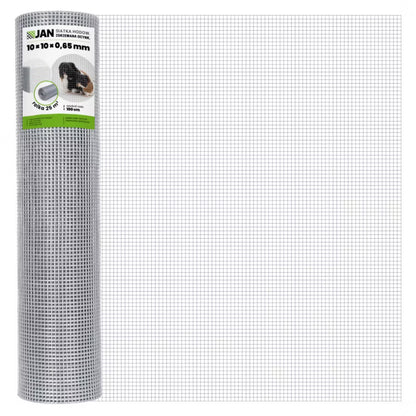 Gnavertråd 1x25 m Galvaniseret 10x10 mm | 5903938001765