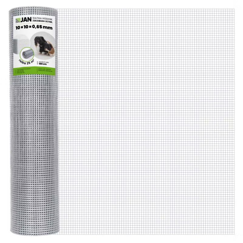 Gnavertråd 1x25 m Galvaniseret 10x10 mm | 5903938001765
