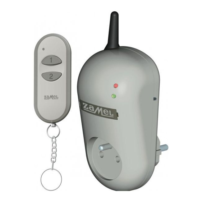 Zamel RWG-01K fjernstyret stikdåse med fjernbetjening