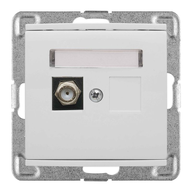 Polmark Verona antenestik hvid type F