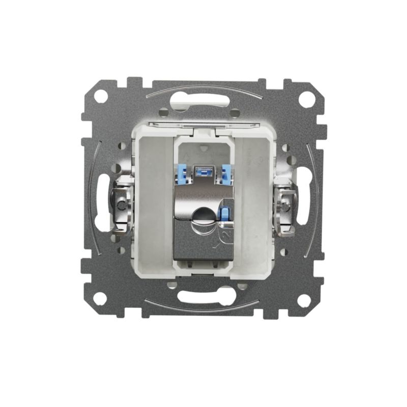 RJ45-computernetstik Schneider Electric Sedna Design & Elements kategori 6 hvid