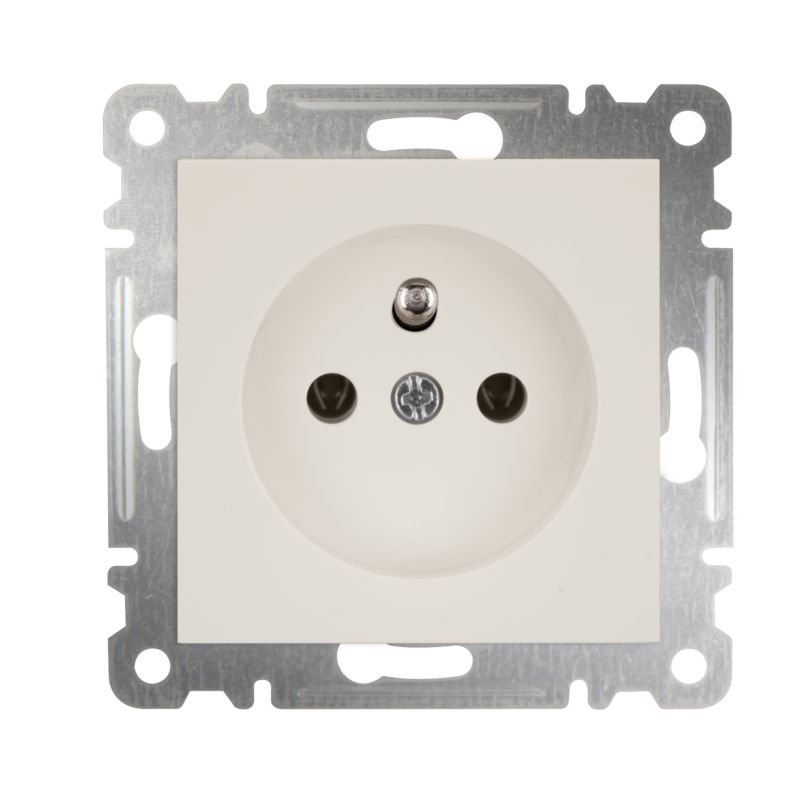 Makel UPS indbygningsstik, hvid