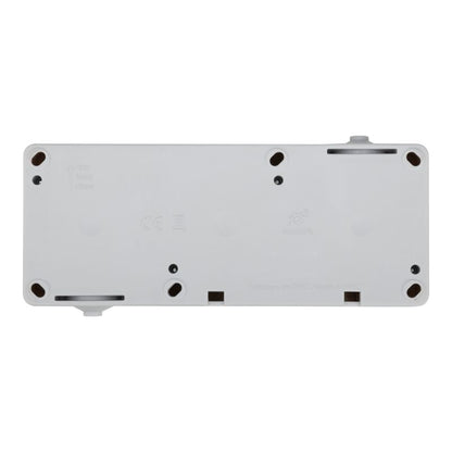 Jacobsen IP54 tredobbelt udendørs stikkontakt med jord, overflademonteret