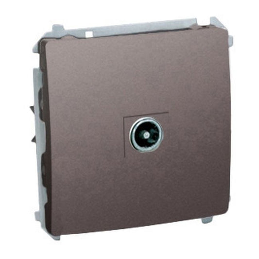 Ende-RTV-stik Kontakt-Simon Basic inox