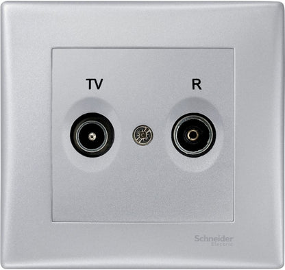 Schneider Electric Sedna RTV-afslutningsstik i aluminium