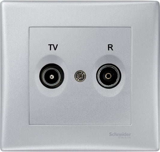 Schneider Electric Sedna RTV-afslutningsstik i aluminium