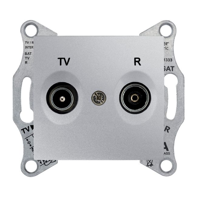 Schneider Electric Sedna RTV-afslutningsstik i aluminium