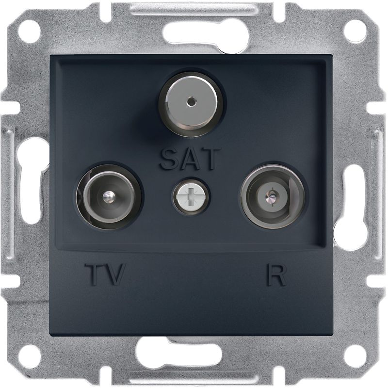 Schneider Electric Asfora endestik RTV-SAT antracit