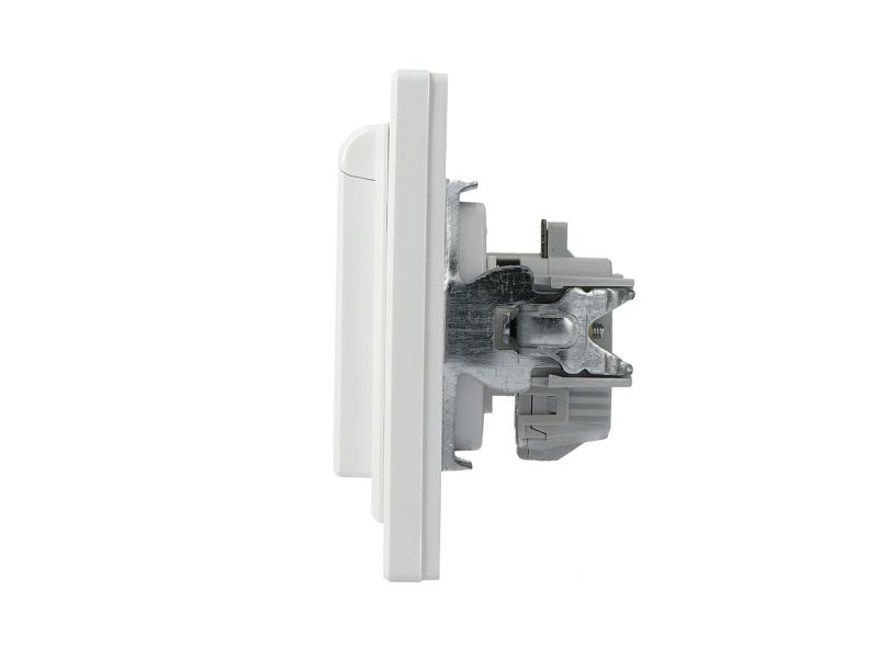 Schneider Electric Asfora IP44 indbygningsstikdåse til ramme, hvid