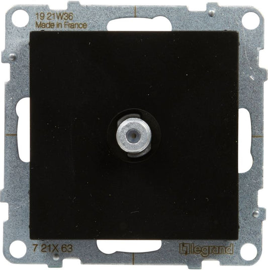 Legrand Suno TV-afslutningsstik type F sort