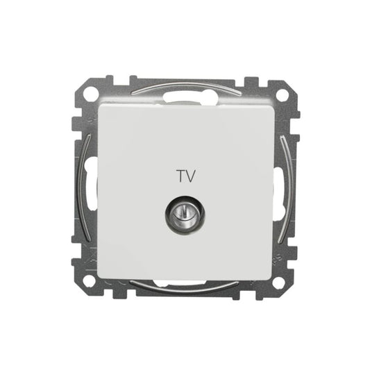 TV-stik Schneider Electric Sedna Design&Elements type F hvid
