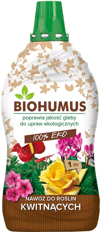 Gødning til Blomstrende Planter Biohumus 1 Liter