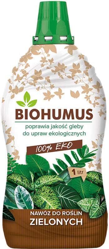 Gødning til Grønne Planter Biohumus 1 Liter