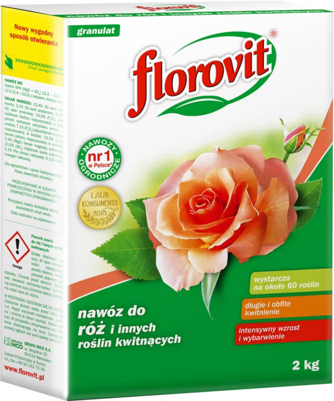 Gødning til Roser og Blomstrende Planter 2 kg