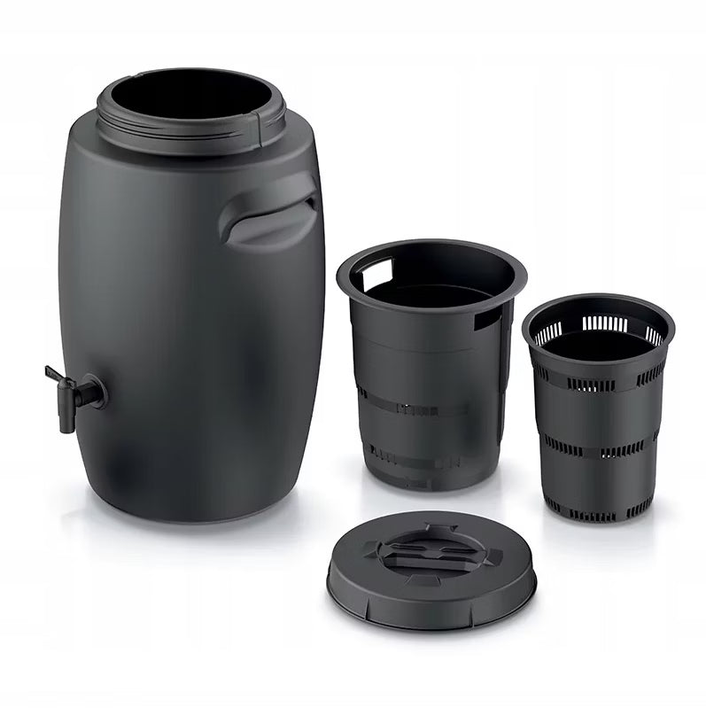 Gødningsbeholder 55 Liter Sort