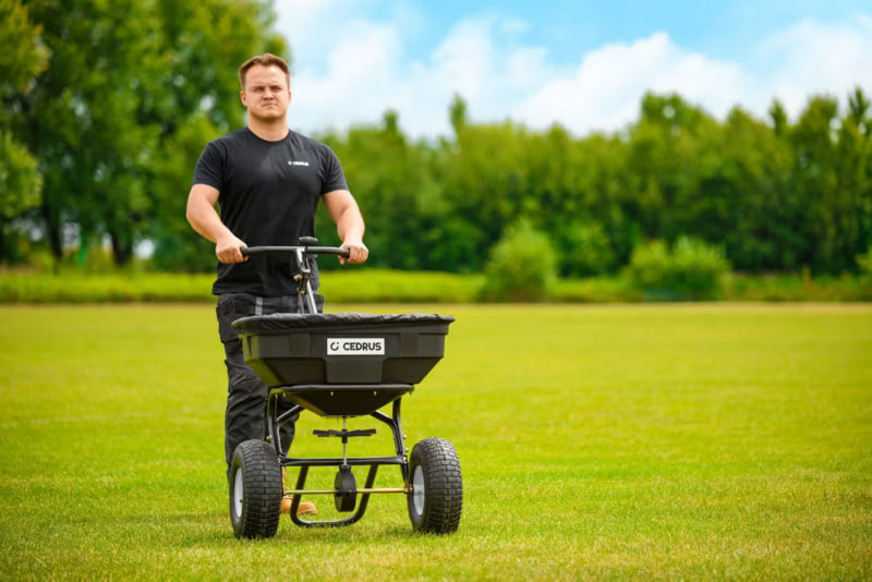 Gødningsspreder SP31515A 60 Liter Rød