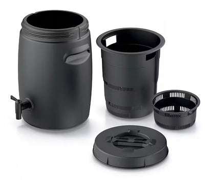 Gødningstank 25 Liter Sort Kompostbeholder