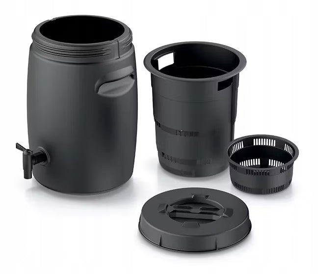 Gødningstank 25 Liter Sort Kompostbeholder