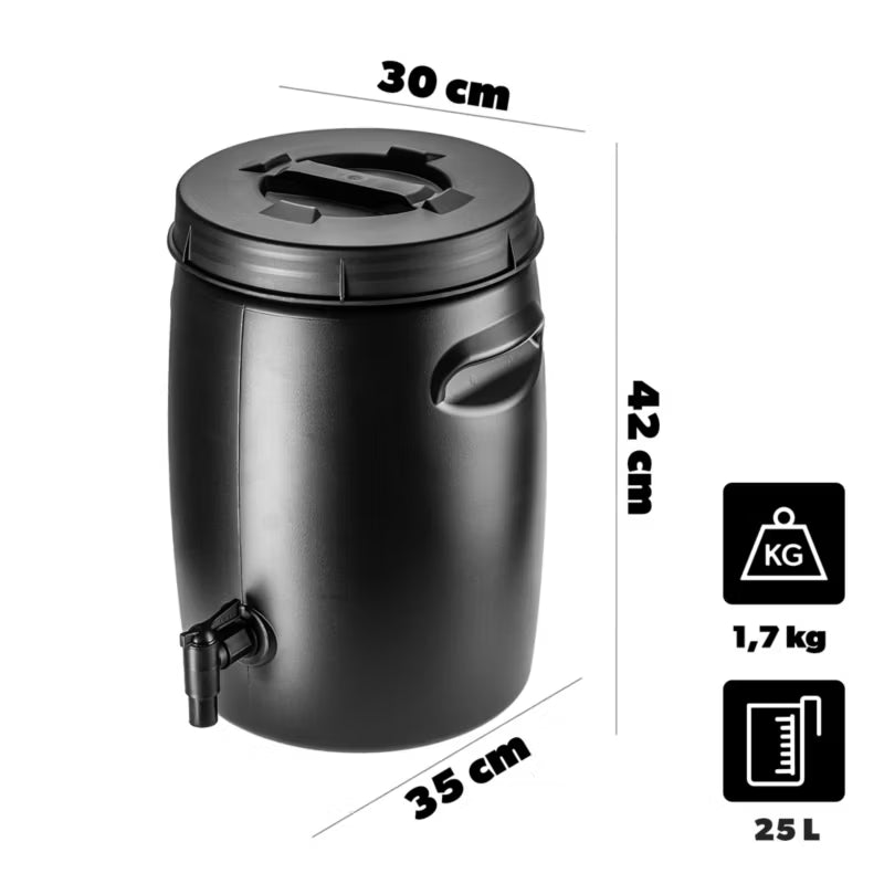 Gødningstank 25 Liter med Hane