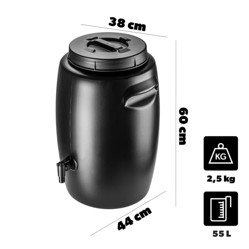 Gødningstank 55 Liter med Hane