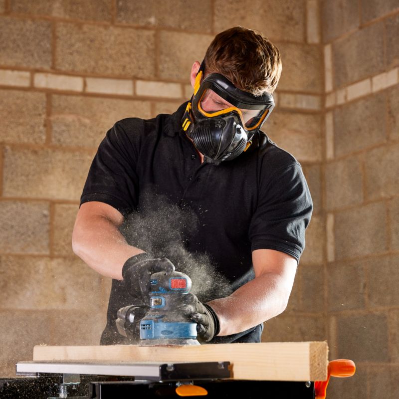 Beskyttelsesbriller med filtrerende halvmaske Site M/L