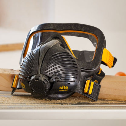 Beskyttelsesbriller med filtrerende halvmaske Site M/L