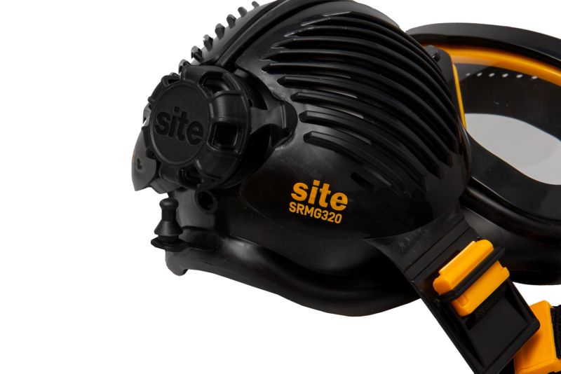 Beskyttelsesbriller med filtrerende halvmaske Site M/L