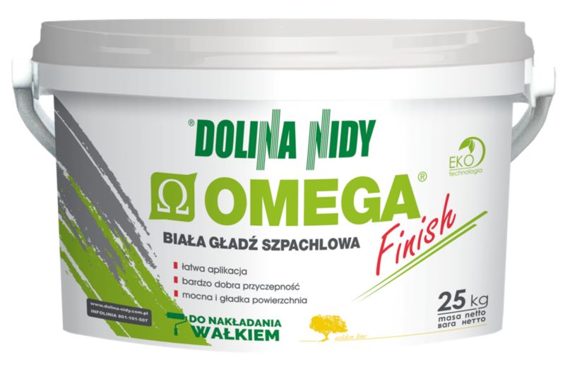 Færdigspartel Omega Finish 25 kg
